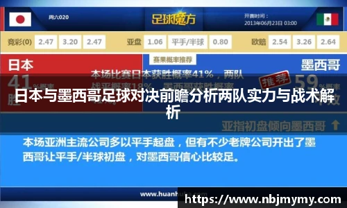 日本与墨西哥足球对决前瞻分析两队实力与战术解析